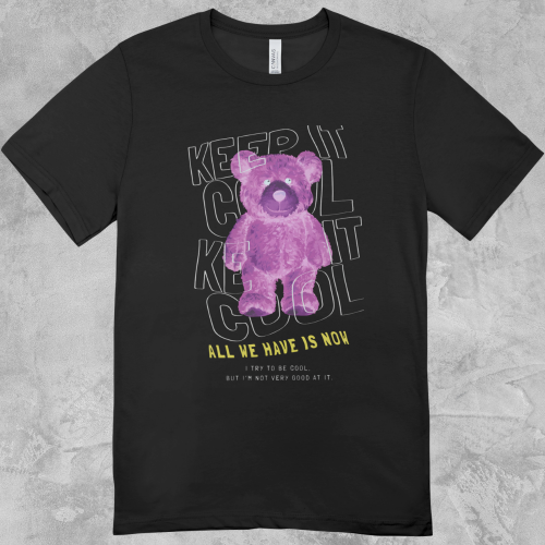 Kaos Distro Pria Wanita Bear 02